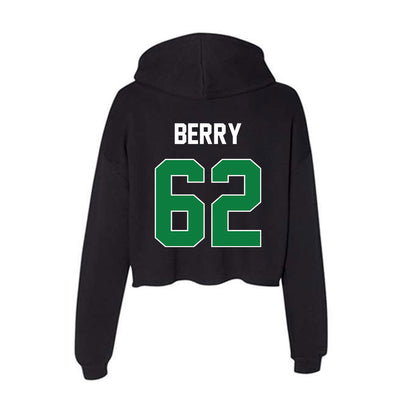 North Texas - NCAA Football : Amarion Berry - Women's Crop Fleece Hoodie-1