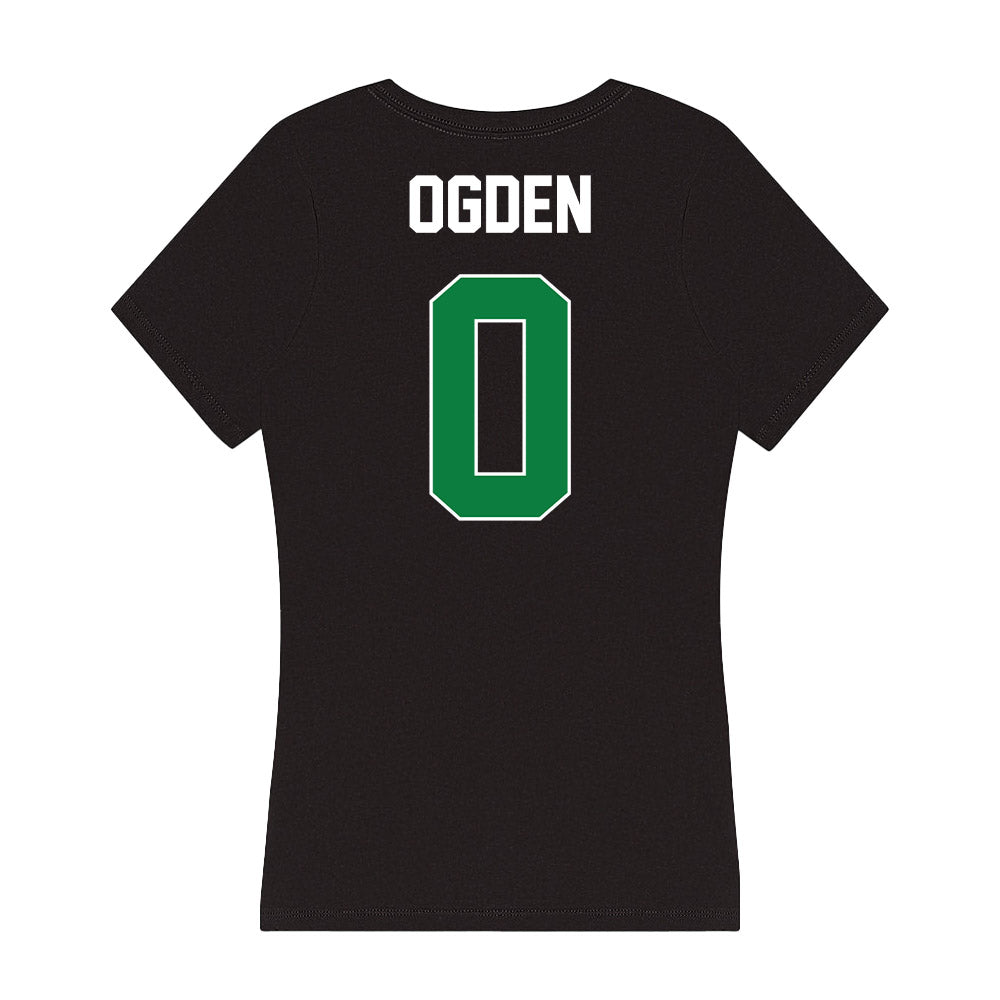 North Texas - NCAA Women's Soccer : Maddie Ogden - Women's V-Neck T-Shirt-1