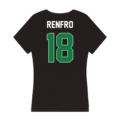 North Texas - NCAA Women's Soccer : Peyton Renfro - Women's V-Neck T-Shirt-1