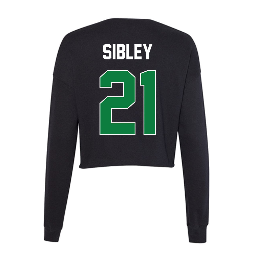 North Texas - NCAA Football : Kiefer sibley - Women's Cropped Crew Fleece-1