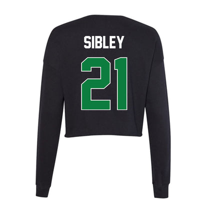 North Texas - NCAA Football : Kiefer sibley - Women's Cropped Crew Fleece-1