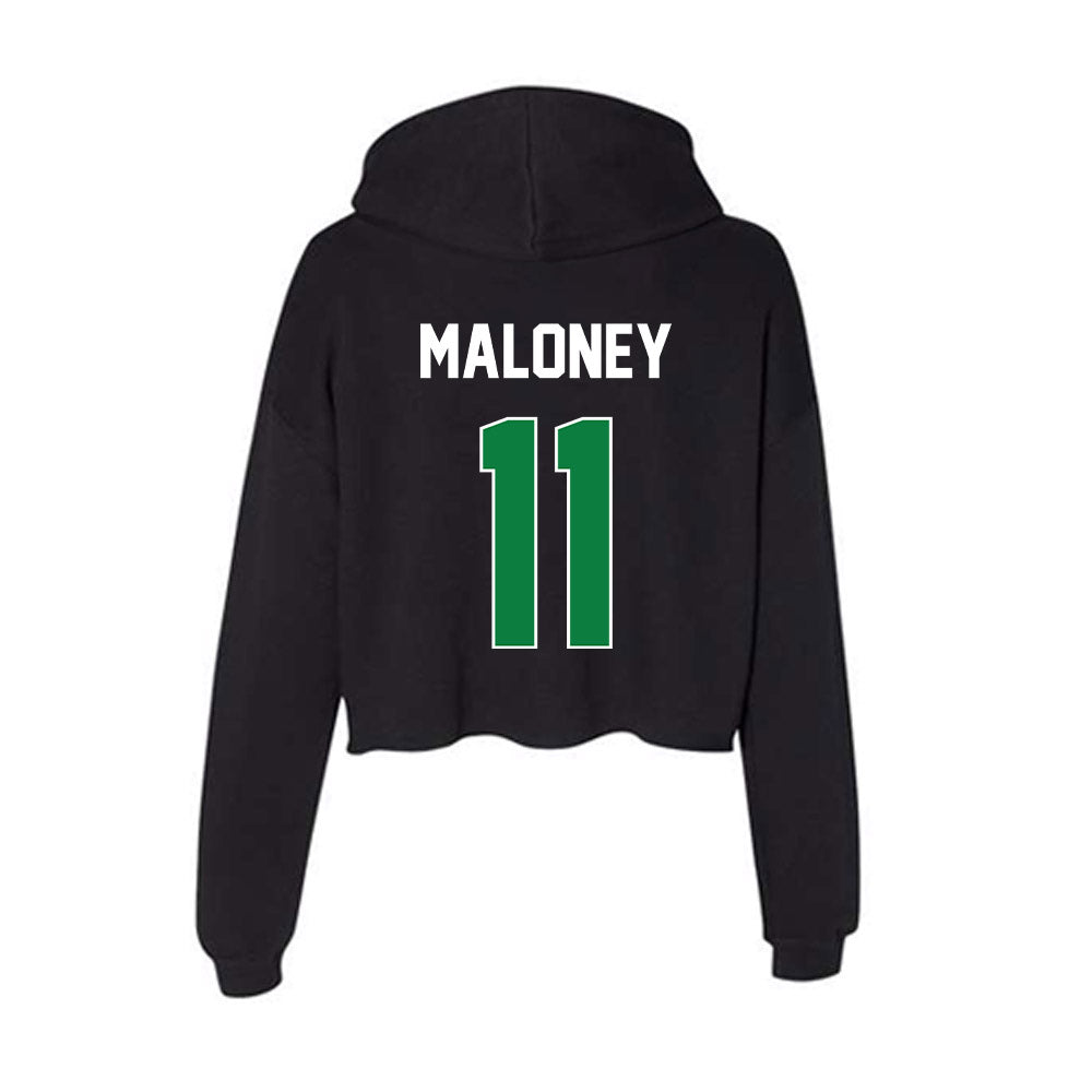 North Texas - NCAA Softball : Gracie Maloney - Women's Crop Fleece Hoodie-1