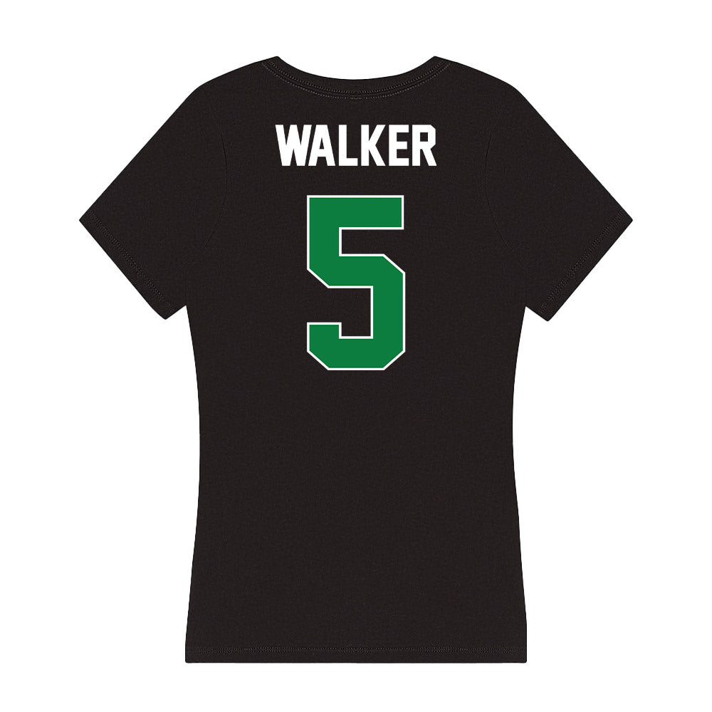 North Texas - NCAA Men's Basketball : Dello Walker - Women's V-Neck T-Shirt-1