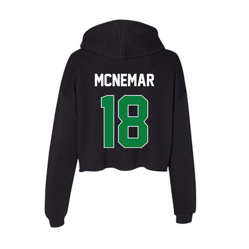 North Texas - NCAA Softball : Riley McNemar - Women's Crop Fleece Hoodie-1