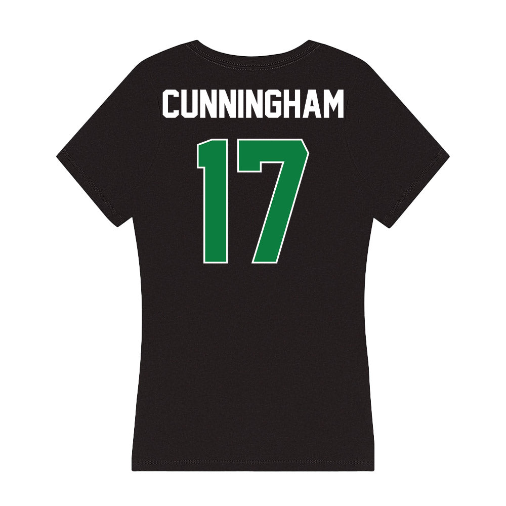 North Texas - NCAA Women's Soccer : Lily Cunningham - Women's V-Neck T-Shirt-1