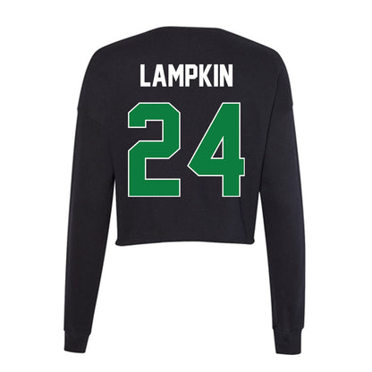 North Texas - NCAA Women's Basketball : Tommisha Lampkin - Women's Cropped Crew Fleece-1