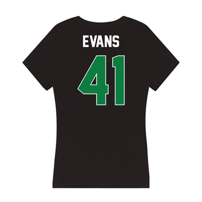 North Texas - NCAA Football : Sawyer Evans - Women's V-Neck T-Shirt-1