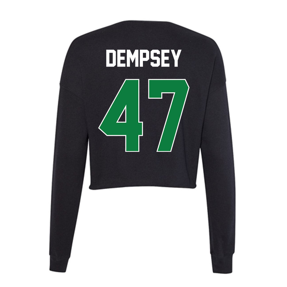 North Texas - NCAA Football : Harrison Dempsey - Women's Cropped Crew Fleece-1