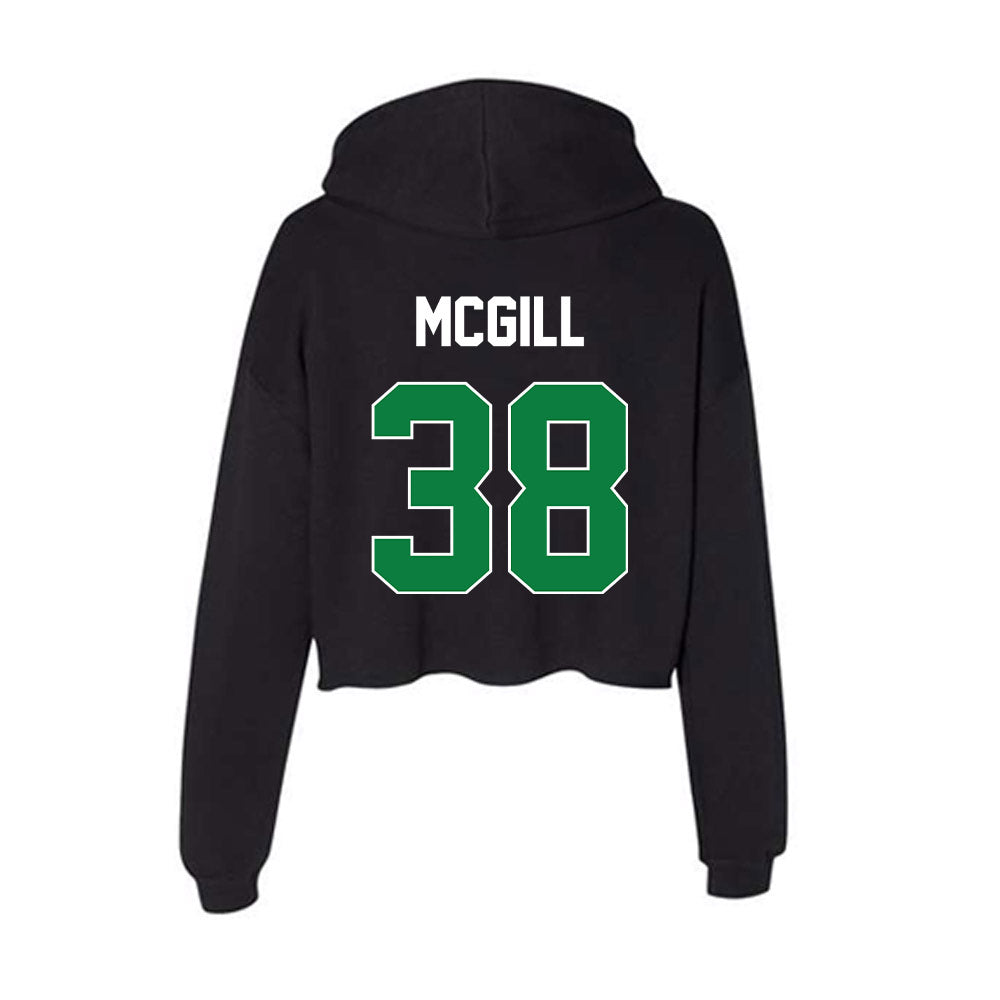 North Texas - NCAA Football : Makenzie Mcgill - Women's Crop Fleece Hoodie-1