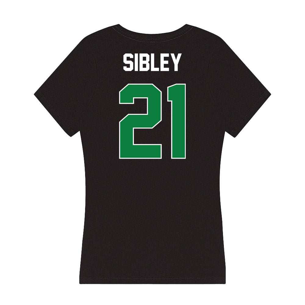 North Texas - NCAA Football : Kiefer sibley - Women's V-Neck T-Shirt-1