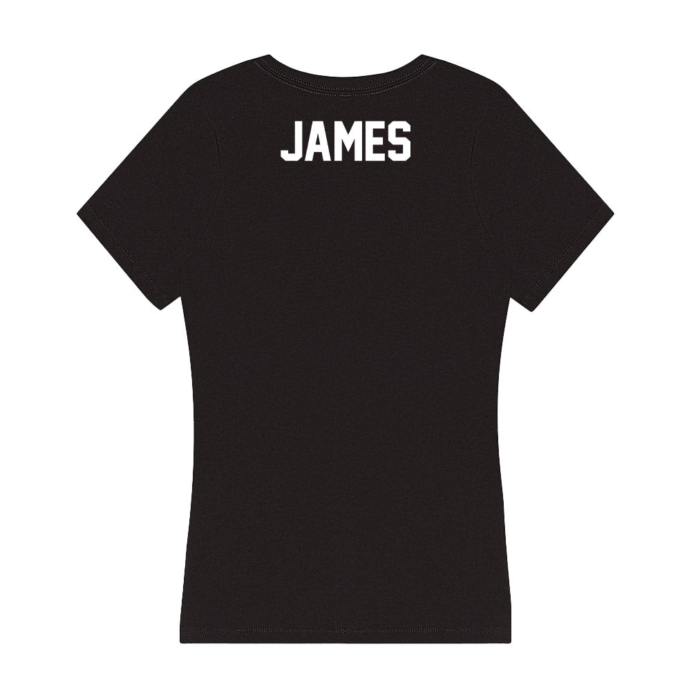 North Texas - NCAA Women's Track & Field : Dionna James - Women's V-Neck T-Shirt-1