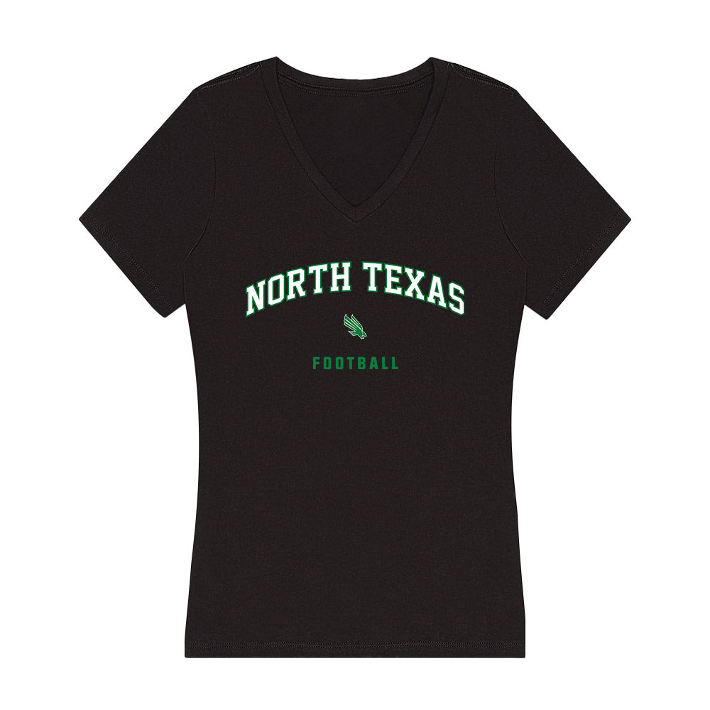 North Texas - NCAA Football : Thomas Von Grote - Women's V-Neck T-Shirt-0