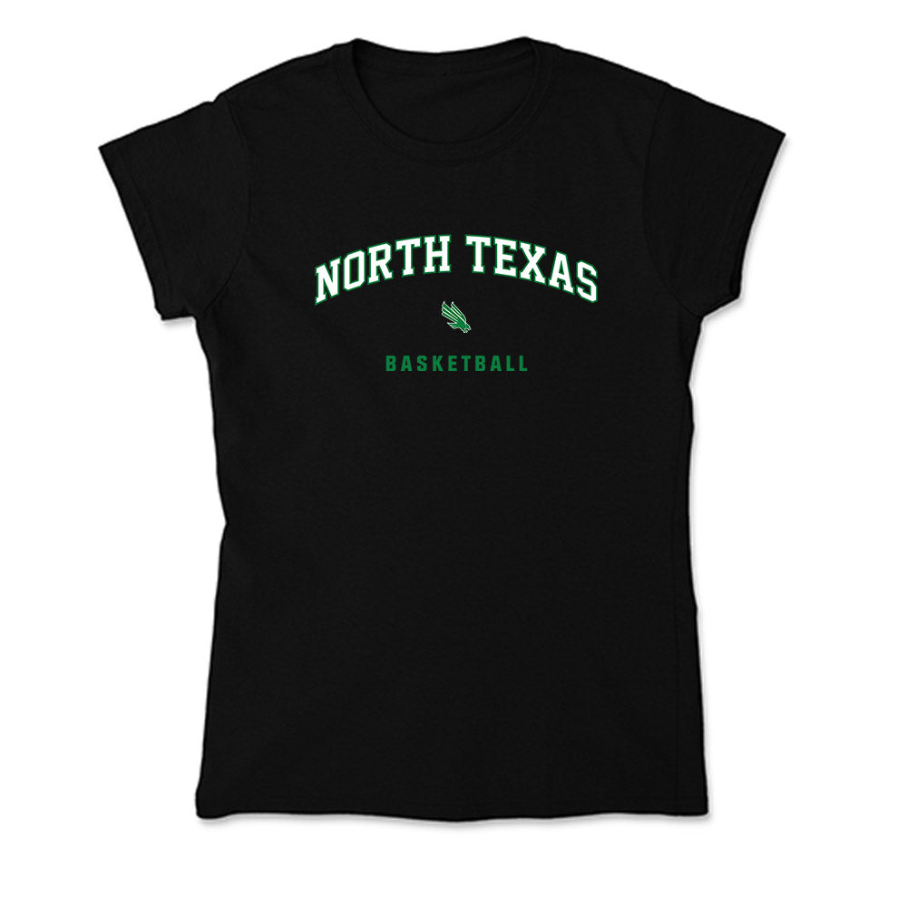 North Texas - NCAA Women's Basketball : Shadasia Brackens - Soft Style Women’s T-Shirt-0