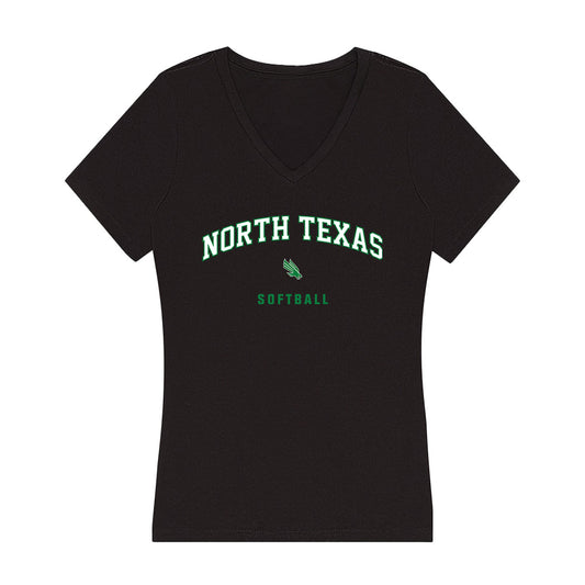 North Texas - NCAA Softball : Blayze McNemar - Women's V-Neck T-Shirt-0