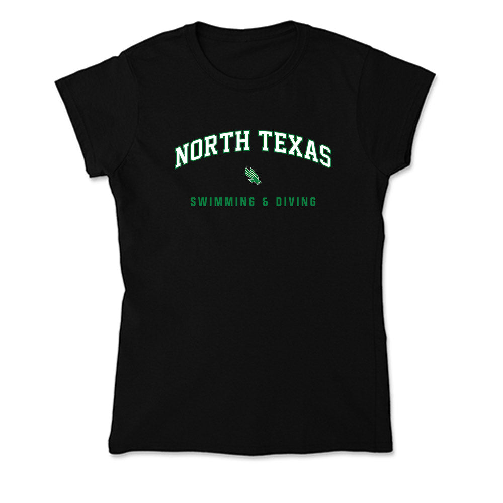 North Texas - NCAA Women's Swimming & Diving : Valeria Hernandez Meza - Soft Style Women’s T-Shirt-0