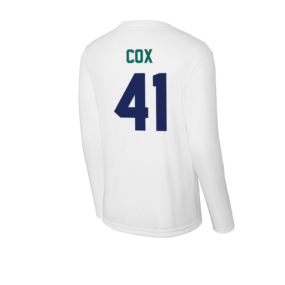 UNC Wilmington - NCAA Baseball : Baker Cox - Activewear Long Sleeve T-Shirt-1