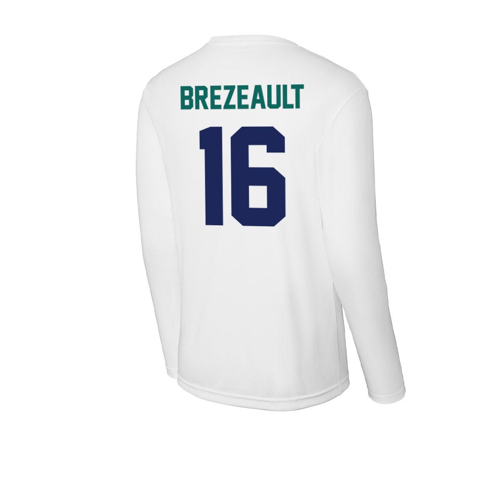 UNC Wilmington - NCAA Women's Volleyball : Alexa Brezeault - Activewear Long Sleeve T-Shirt-1