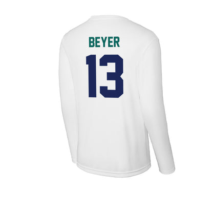 UNC Wilmington - NCAA Softball : MG Beyer - Activewear Long Sleeve T-Shirt-1