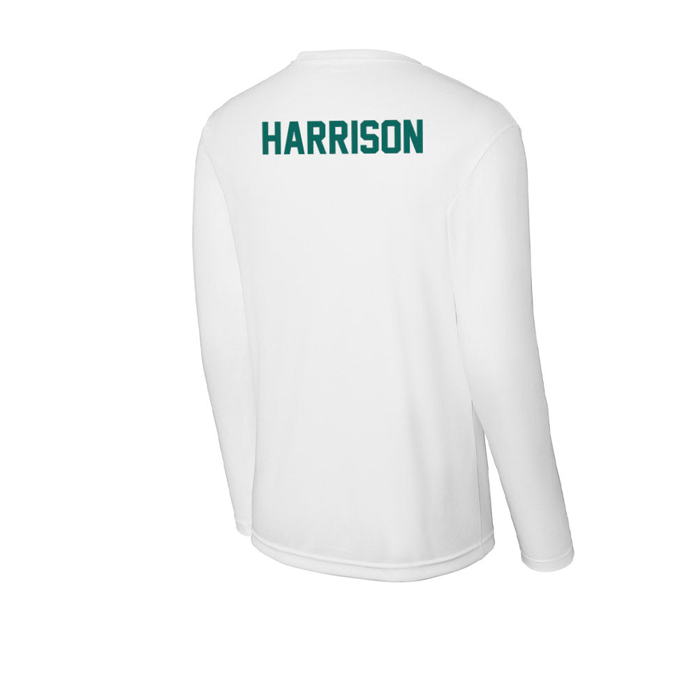 UNC Wilmington - NCAA Men's Track & Field : Travis Harrison - Activewear Long Sleeve T-Shirt-1