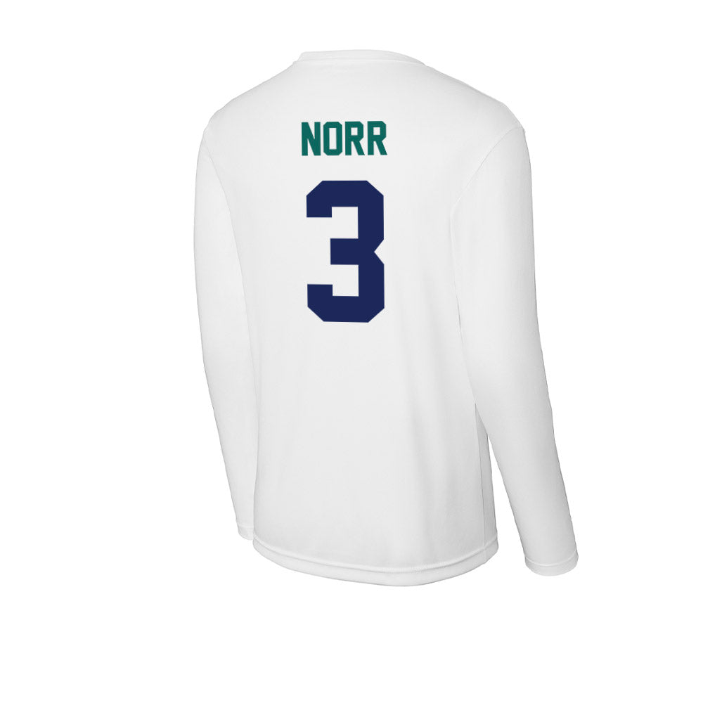 UNC Wilmington - NCAA Women's Soccer : Ainsley Norr - Activewear Long Sleeve T-Shirt-1