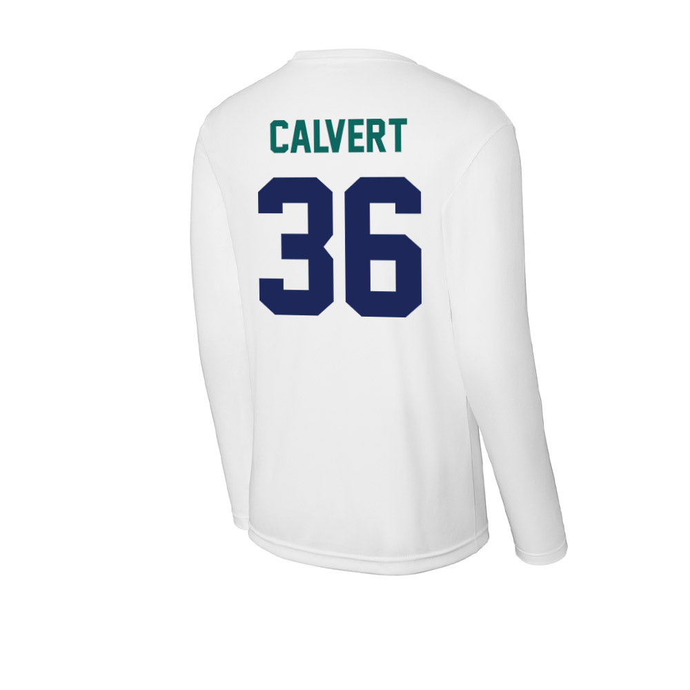 UNC Wilmington - NCAA Baseball : Ryan Calvert - Activewear Long Sleeve T-Shirt-1