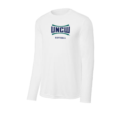 UNC Wilmington - NCAA Softball : Morgan Britt - Activewear Long Sleeve T-Shirt-0