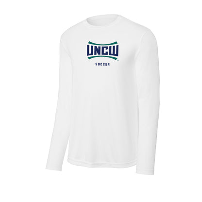 UNC Wilmington - NCAA Men's Soccer : Jacob Coates - Activewear Long Sleeve T-Shirt-0