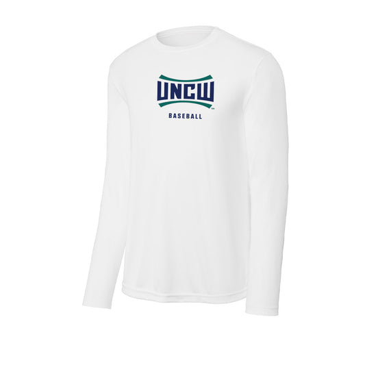 UNC Wilmington - NCAA Baseball : Mason Hughes - Activewear Long Sleeve T-Shirt-0