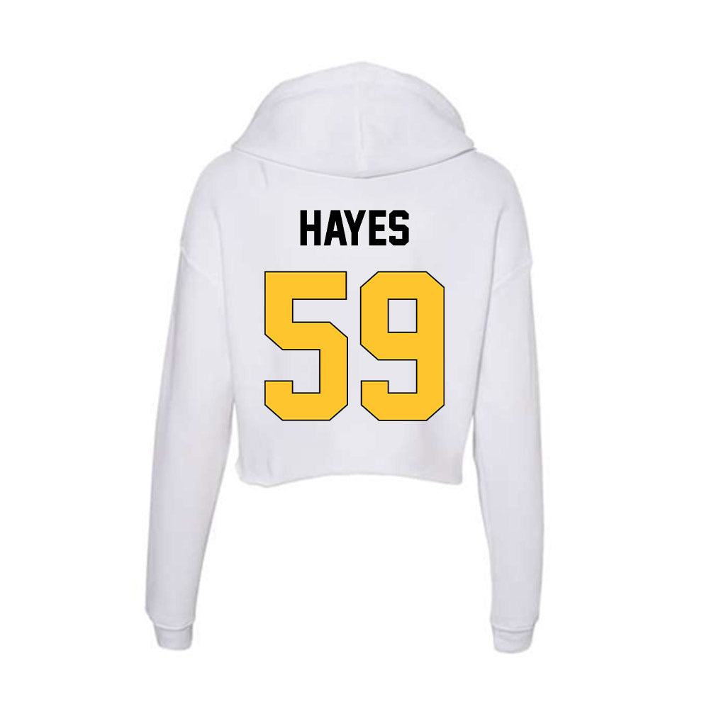Southern Miss - NCAA Football : Chris Hayes - Women's Crop Fleece Hoodie-1