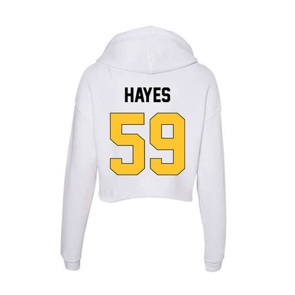 Southern Miss - NCAA Football : Chris Hayes - Women's Crop Fleece Hoodie-1