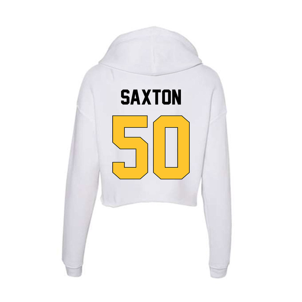 Southern Miss - NCAA Football : Will Saxton - Women's Crop Fleece Hoodie-1