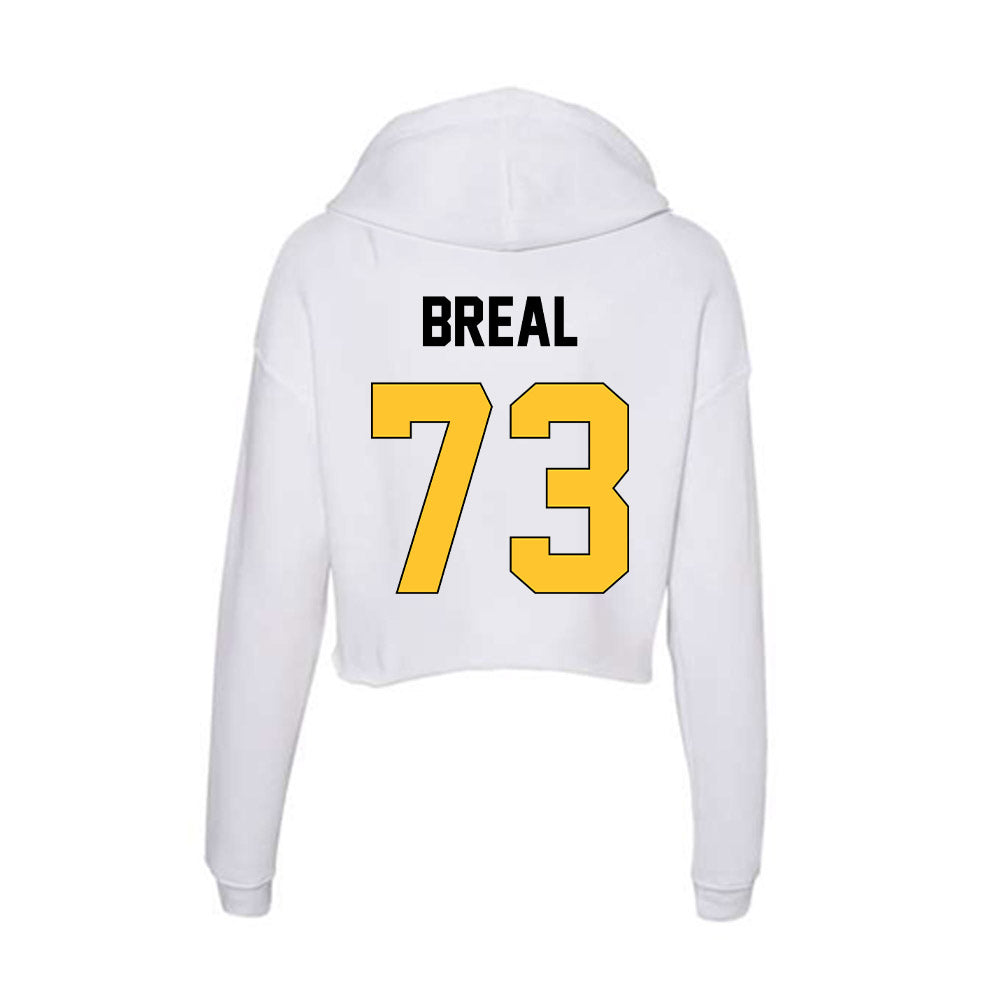 Southern Miss - NCAA Football : Hayden Breal - Women's Crop Fleece Hoodie-1