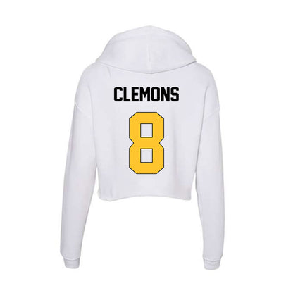 Southern Miss - NCAA Football : Jalil Clemons - Women's Crop Fleece Hoodie-1