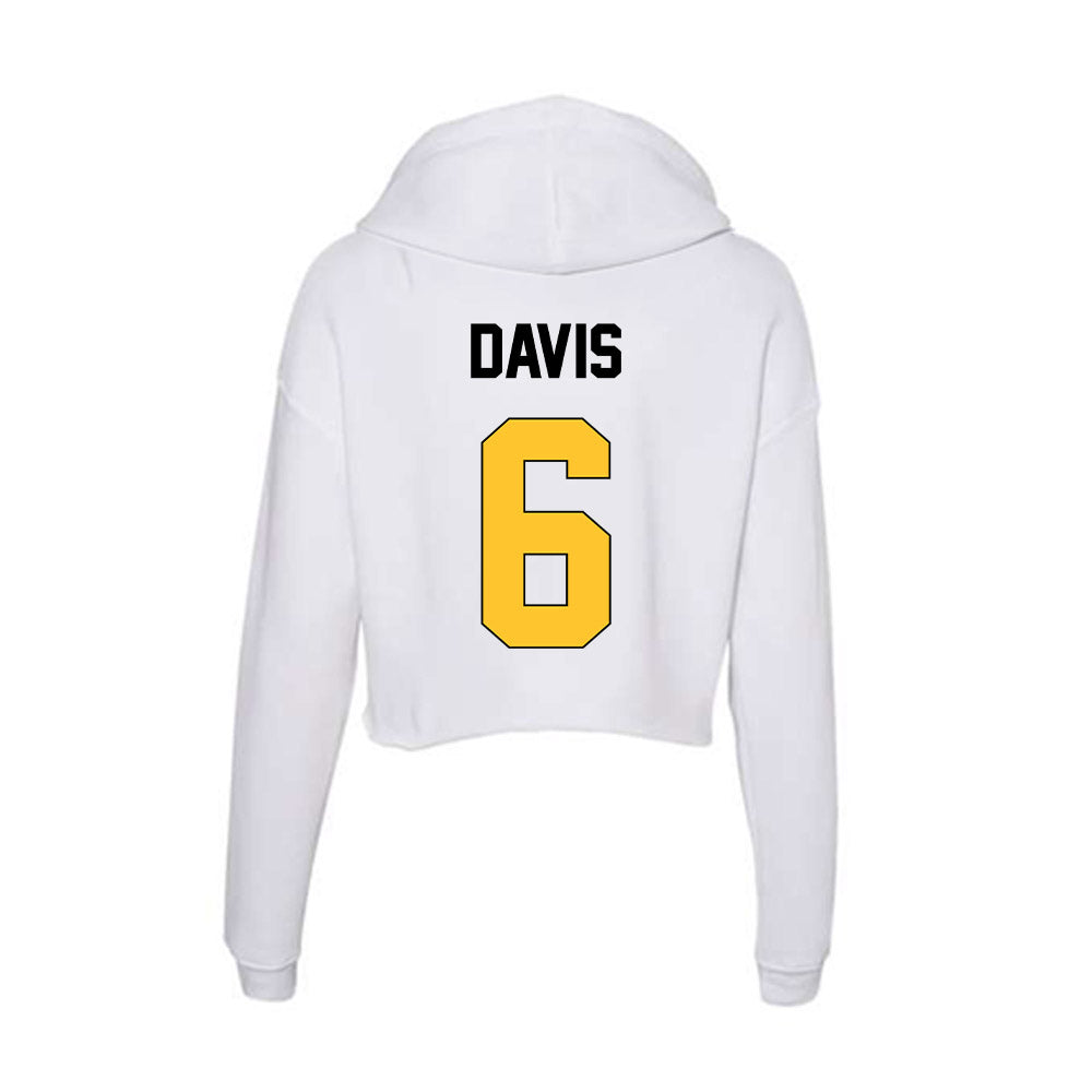 Southern Miss - NCAA Football : Micah Davis - Women's Crop Fleece Hoodie-1