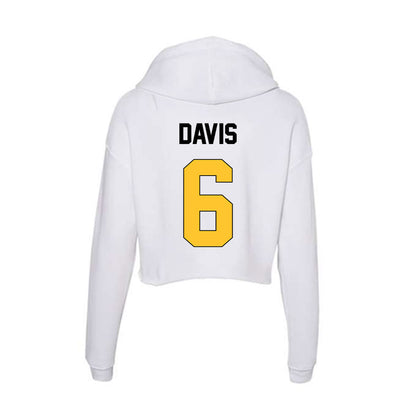 Southern Miss - NCAA Football : Micah Davis - Women's Crop Fleece Hoodie-1