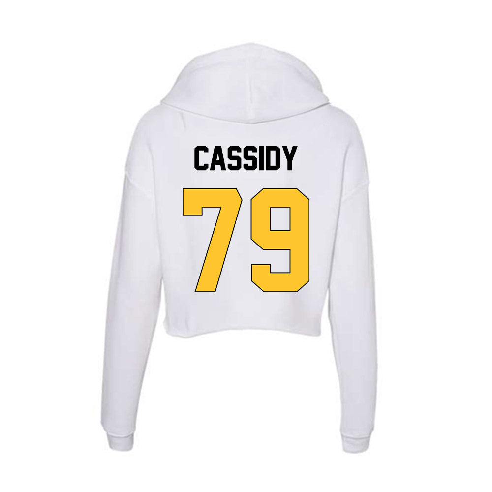 Southern Miss - NCAA Football : Liam Cassidy - Women's Crop Fleece Hoodie-1