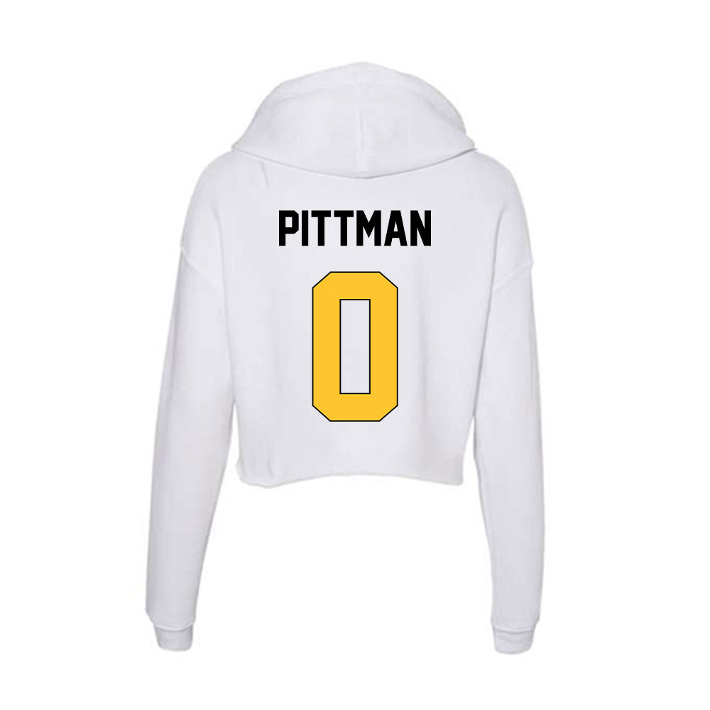 Southern Miss - NCAA Football : Jeffery Pittman - Women's Crop Fleece Hoodie-1