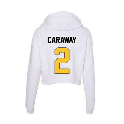 Southern Miss - NCAA Football : Michael Caraway - Women's Crop Fleece Hoodie-1
