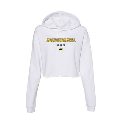 Southern Miss - NCAA Women's Soccer : Adaira Nakano - Women's Crop Fleece Hoodie-0