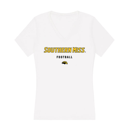 Southern Miss - NCAA Football : Reed Harradine - Women's V-Neck T-Shirt-0