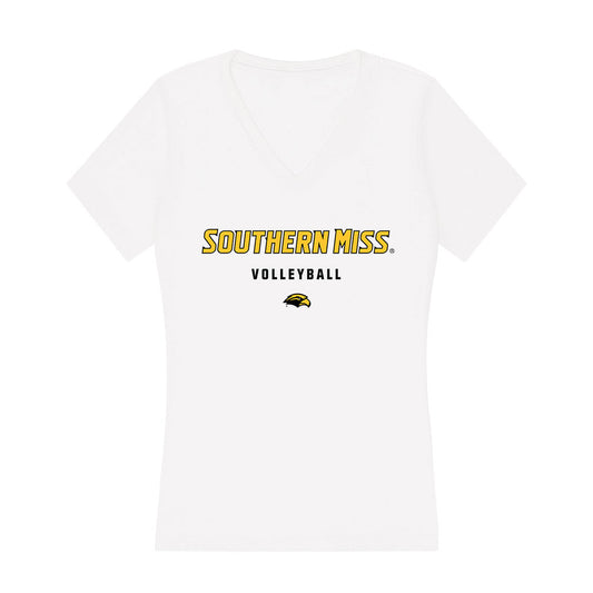 Southern Miss - NCAA Women's Volleyball : Aubrey Judd - Women's V-Neck T-Shirt-0