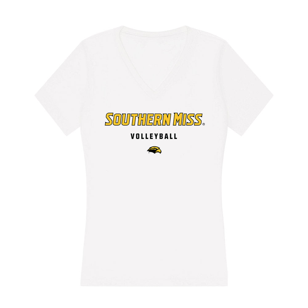 Southern Miss - NCAA Women's Volleyball : Maggie Sewell - Women's V-Neck T-Shirt-0