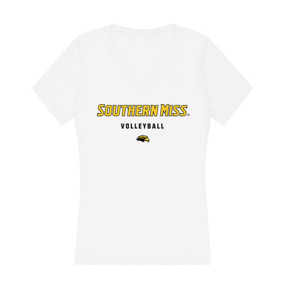 Southern Miss - NCAA Women's Volleyball : Maggie Sewell - Women's V-Neck T-Shirt-0