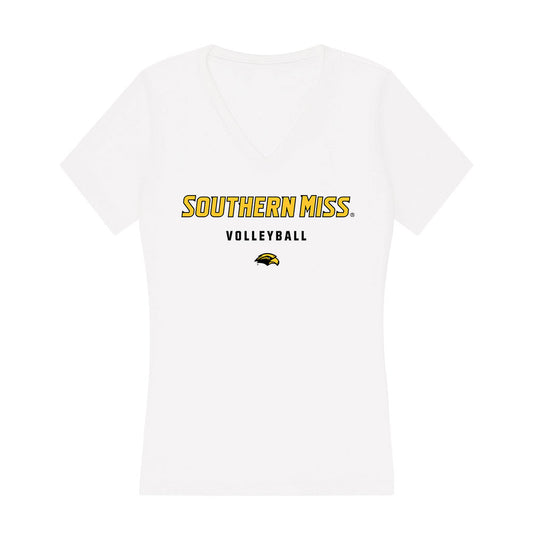 Southern Miss - NCAA Women's Volleyball : Maggie Sewell - Women's V-Neck T-Shirt-0