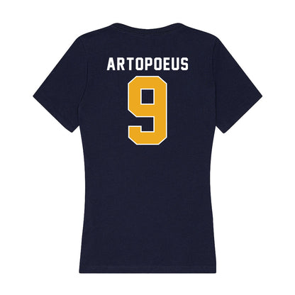 UTC - NCAA Football : Chase Artopoeus - Women's V-Neck T-Shirt-1