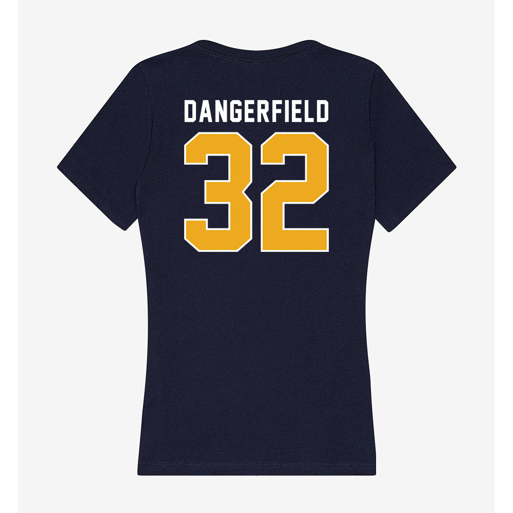 UTC - NCAA Football : Trevon Dangerfield - Women's V-Neck T-Shirt-1