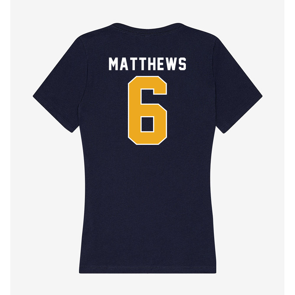 UTC - NCAA Football : Amari Matthews - Women's V-Neck T-Shirt-1