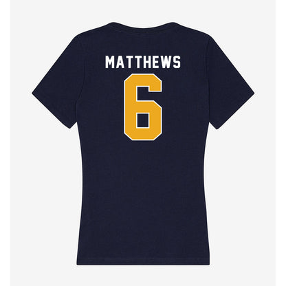 UTC - NCAA Football : Amari Matthews - Women's V-Neck T-Shirt-1
