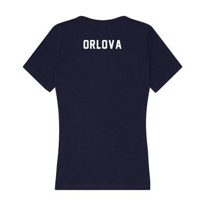  - NCAA Women's Tennis : Madlen Orlova - Women's V-Neck T-Shirt-1