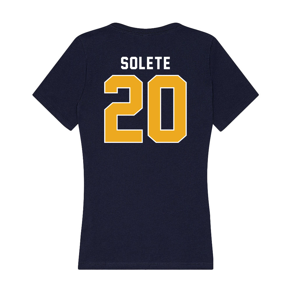 UTC - NCAA Women's Soccer : Nicole Solete - Women's V-Neck T-Shirt-1